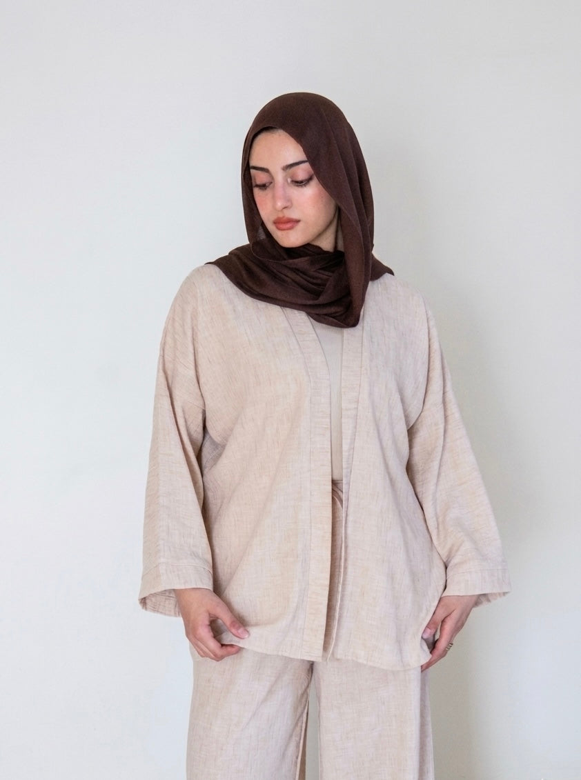 Alina linen cardigan