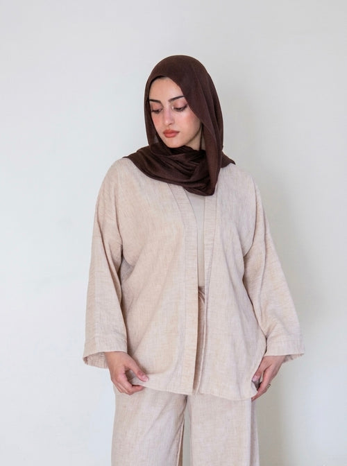 Alina linen cardigan