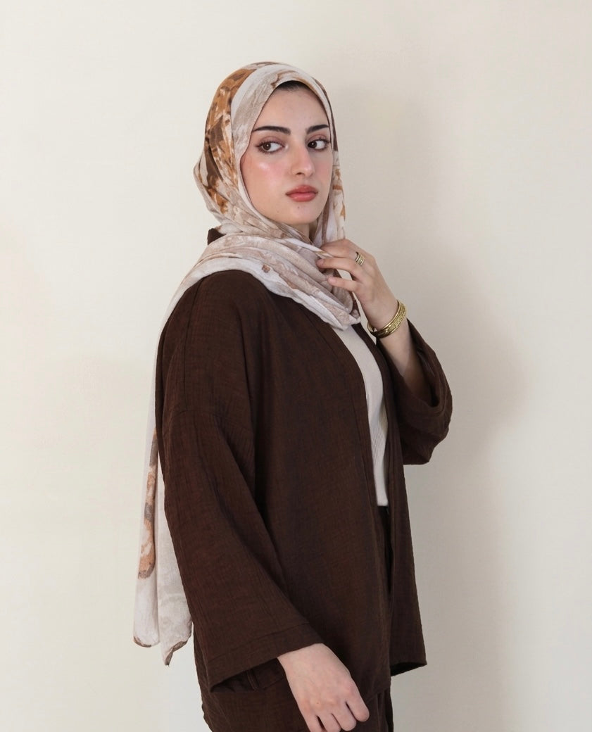 Alina linen cardigan