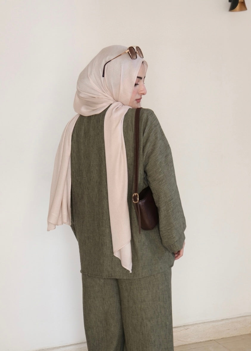 Alina linen cardigan