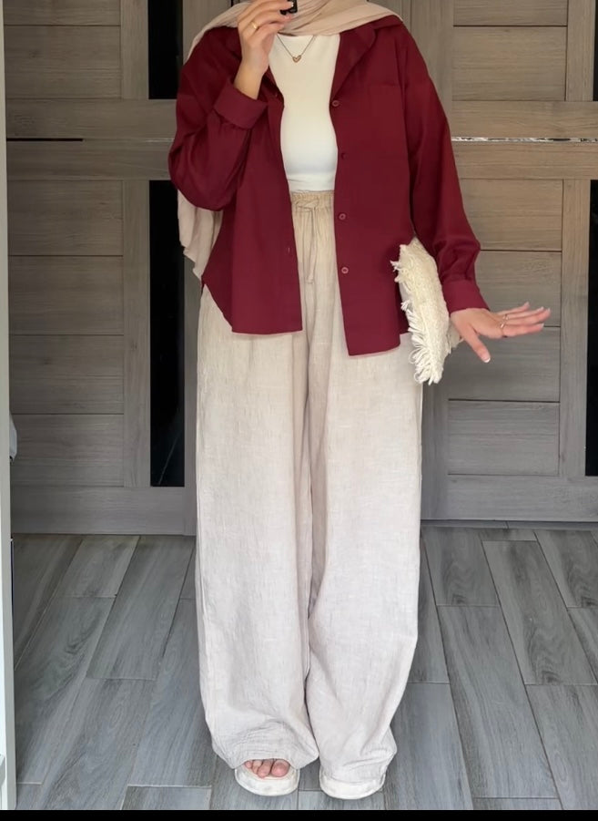 Alina linen pants