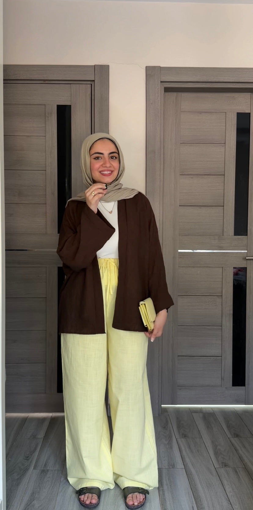 Alina linen cardigan